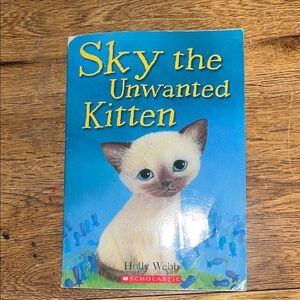 Scholastic 'Sky the Unwanted Kitten' - Blue and Cream Cover